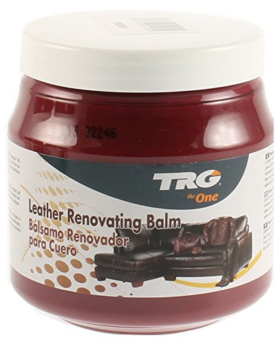 TRG the One Leather Renovating Balm, Renovieren Balsam auf Wachsbasis, reinigt und pflegt Leder, Rot Kirsch (Cherry), 300 ml