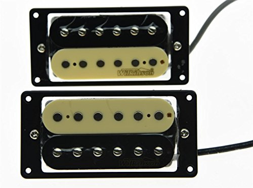 Wilkinson Zebra Pickup di tipo humbucker per chitarra, set di 2