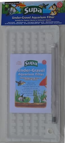 Supa Under Gravel Aquarium Filter, 58 x 28 cm, Suitable For Tropical, Marine or Cold Water Aquariums/Fish Tanks, Made In The UK,
