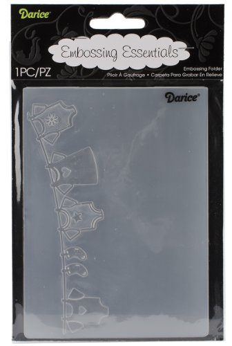 Darice 1218-130 Prägeschablone, Babykleidung, Plastik, transparent, 10,8 x 14,6 x 0,4 cm