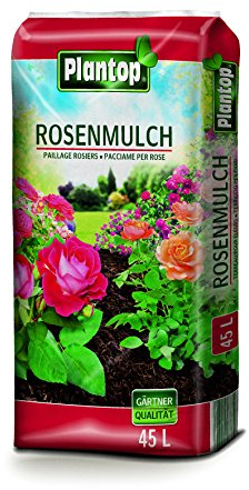 Rosenmulch Plantop 45 L NEU Rosen-Mulch Rindenmulch Gärtnerqualität aus Bayern !