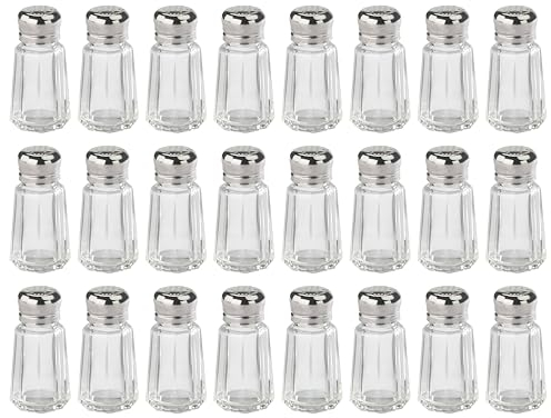 New Star Foodservice 22285 Paneled Salt and Pepper Shaker Mushroom Top, 1-Ounce, Set of 24