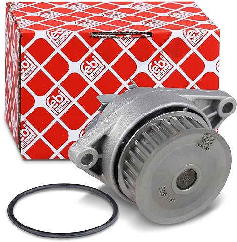 febi bilstein 09754 Wasserpumpe mit Dichtring, 1 Stück | Kompatibel mit: SEAT AROSA, CORDOBA, CORDOBA, CORDOBA Vario, IBIZA II, IBIZA III, INCA, SKODA FELICIA I, FELICIA I Kombi