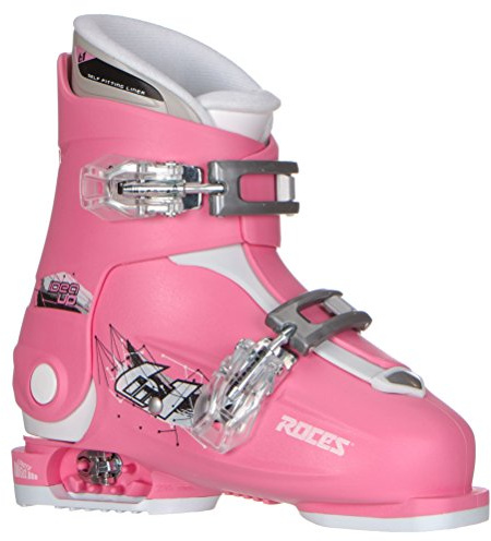 Roces Idea Up G Girls Ski Boots - 19-22/Deep Pink (2 Buckle)