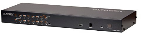 ATEN KH1516A 16 Port Cat 5 High Density KVM Switch with PS2/USB Console - Black