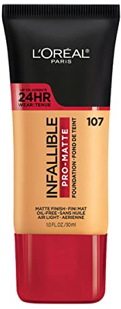 L'Oreal Paris Cosmetics Infallible Pro-Matte Foundation Makeup - Fresh Beige
