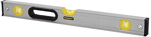Stanley FatMax Wasserwaage Pro magnetisch, 120 cm Länge, 1 vertikale Libelle, 1 horizontale Libelle Bi-Material 0-43-649