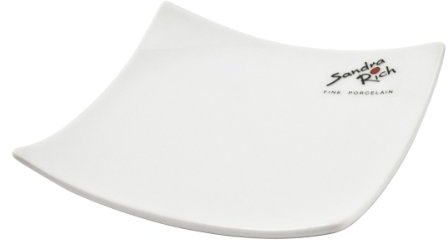 Sandra Rich Kerzenteller Square Porzellan 10 x 10 cm