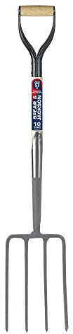 Spear & Jackson 1570AL Neverbend Professional Digging Fork, Blue
