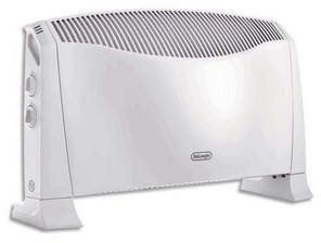 Convecteur 3 allures de chauffe sur pieds 2000W, dimensions: 77 x 46 x 15,2 cm