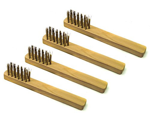 Spark Plug/Electrical Terminal Steel Wire Cleaning Brush (4 pack) TE280