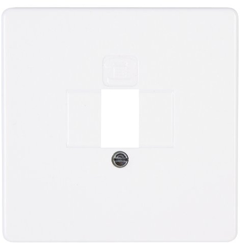 Kopp 345802187 - Placca di copertura Vision per scatola di derivazione telefonica TAE