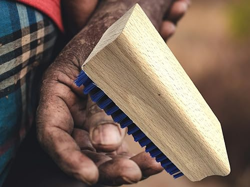 MAAJ HANDWERKERBÜRSTE/FINGERBÜRSTE EXTRA HART FÜR STARK VERSCHMUTZTE HÄNDE - VEGAN - Made IN Germany