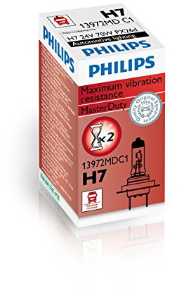 H7 24 V 70 W PX26d MasterDuty 1 pièce Philips