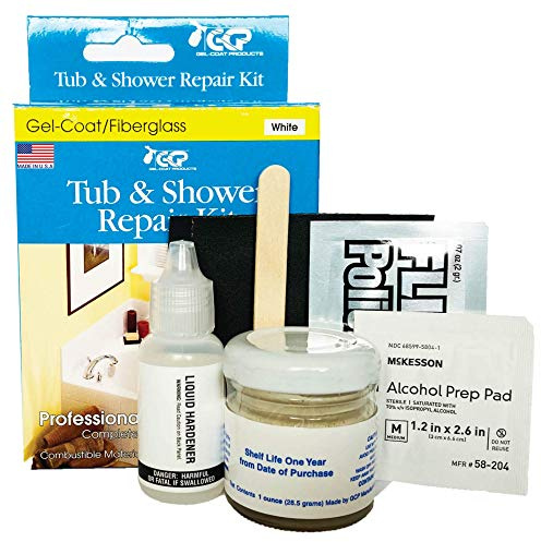Keeney Kit de réparation pour baignoire et douche Blanc