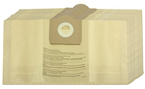 SPARES2GO Strong Dust Bags compatible with Karcher Vacuum Cleaners (Pack of 20)