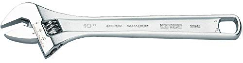'Heyco 390001082 chiave a forchetta semplice390 regolabile 255 mm/22 gradi