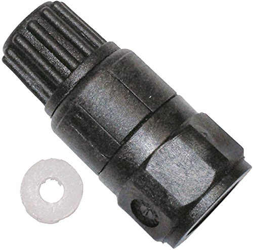Elframo Rückschlagventil für Spülmaschine C66, C44, D80, D40, D30, D120, D45, C77 Länge 45mm Eingang 4x6mm Ausgang 1/4'