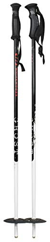 Whitewoods Ghost Junior Alpine Downhill Ski Poles, White/Black (32)