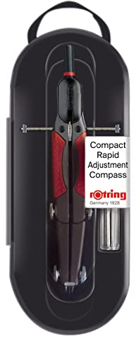 rOtring Rapid Kompakt Schnellverstellzirkel | 360mm | mit Minen