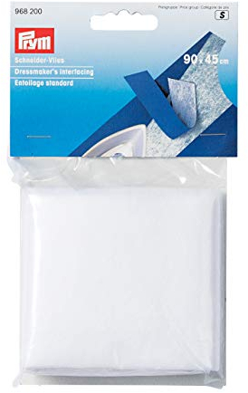Prym 968200 Schneider-Vlies (bügeln) 90 x 45 cm weiß