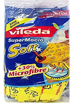 SuperMocio Soft mit 30% Microfaser Wischmop Ersatzkopf (Pack of 12)