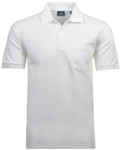 RAGMAN Herren Softknit-Polo Uni, mit Brusttasche