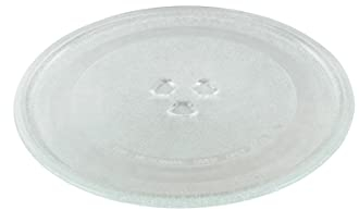 Universal Mikrowelle-Drehteller-Glasplatte mit 3 Fixierern, 245 mm