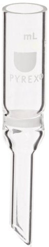 Corning Pyrex Cristal de borosilicato embudos Buchner con porosidad fina fritted Disco, 1