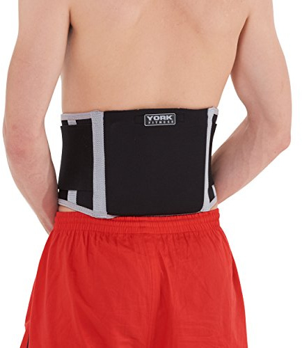 York Fitness Black Adjustable Lumbar Support and Pad