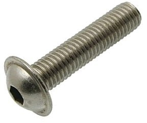 50 Stk. ISO 7380 MF A2 M 4X8 Linsenkopfschrauben m.Flansch Innensechskant EDELSTAHL A2.