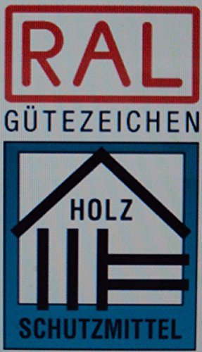 Farben-Budimex Profi Industrie Aqua Holzschutzlasur mit UV-Schutz / Farbton Fichte / 2,5 L / Holzschutzlasur auf Wasserbasis, Speziallasur v. Holzfachhandel für Hölzer im Innen- u. Aussenbereich
