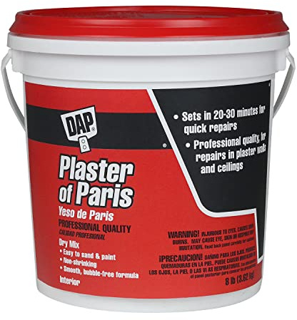 DAP Plaster of Paris (Dry Mix), White, 8 Lb Tub (7079810310)