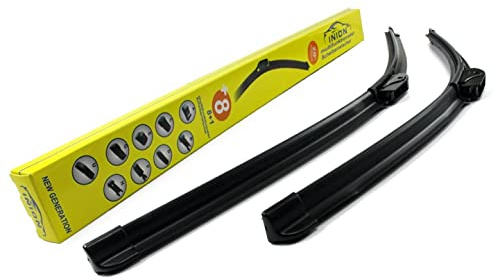 INION für Golf 5 + 6 / V+VI alle Modelle ab 2003 gelenklose Scheibenwischer Set 47/60cm mit Adapter - 2MM-Service