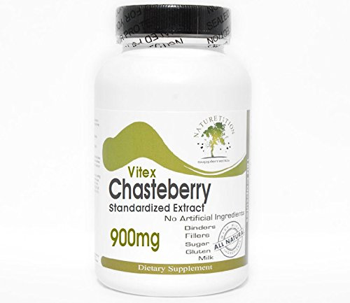Vitex Chasteberry Standardized Extract 900mg ~ 200 Capsules - No Additives ~ Naturetition Supplements