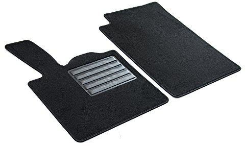 MDM SP-3284 Fußmatten Velours Autoteppich passend für Smart Fortwo I Serie 1998>2007, black