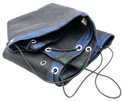 Gewebeplane mit Gummizug! Anhängernetz Anhängerplane Containernetz Ladungssicherung (450x250cm)