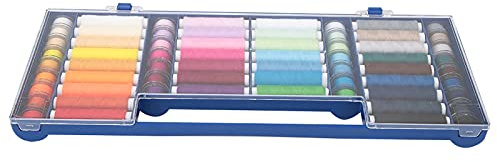 Tyenaza 32 Farbe 64 Nähgarn Aufbewahrungsbox Kit Aufbewahrungsboxen Nähmaschinenzubehör Nähwerkzeug-Kit Geeignet für Anfänger