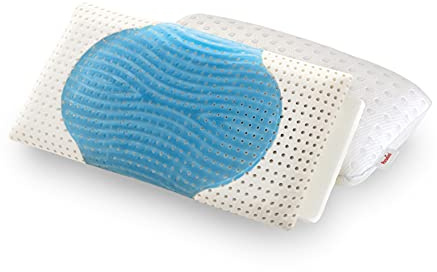 PARADIES Gel-Kissen 40x80 cm Flexogel Dream - thermoregulierend, kühlend | Mit Geleinlage, Kühlung & optimale Luftzirkulation, Höhenanpassung durch Einlegeplatte, Made in Germany