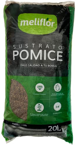 Pómice Meliflor Sustrato para Bonsai (3-6mm) 20L