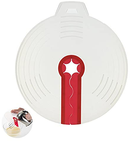 Tapa Antisalpicaduras Silicona para Huevo, Evitar Molestas Salpicaduras, Mezclar Protector Contra Salpicaduras, Tapa De Silicona Antiderrame Antisalpicaduras para Hornear Batidor Cuenco
