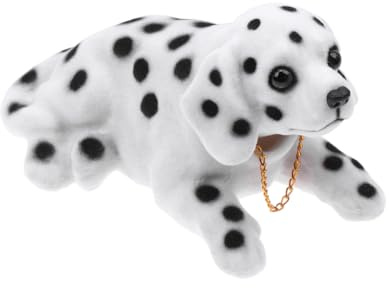 Cute Cartoon Dog Dashboard Ornament Shaking Head Car Decoration Resin Figure for Cars Home Office Display for Dog Lovers