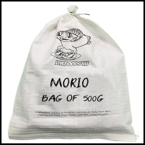 Livefoods4u Live Morio Worms 500g Bulk Bag 40-60mm | Reptile & Bird Food