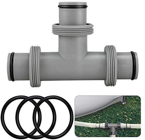 Joint En T Pour Tuyau D'Eau,Raccord De Tube De Rechange Pour De Piscine Gonflables, Adaptateur De Raccord En T De Tuyau De Pompe De Filtre À Sable, Connecteur De Joint De Tuyau