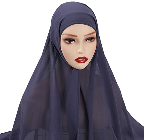 Damen weicher Chiffon langer Schal Schal Mode muslimischer Hijab Wrap Hijab Fantastische Reiche