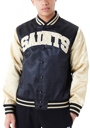 New Era - NFL New Orleans Saints Satin Bomber Jacke, Größe:XL