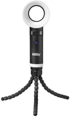 Nuby Portable Bladeless Pram Fan, USB Rechargeable with Flexible Tripod