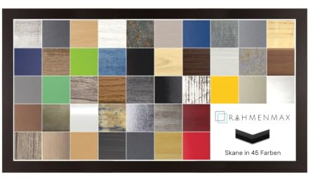 MDF Rahmen Skane für Bild 50x150cm Braun mit Acrylglas