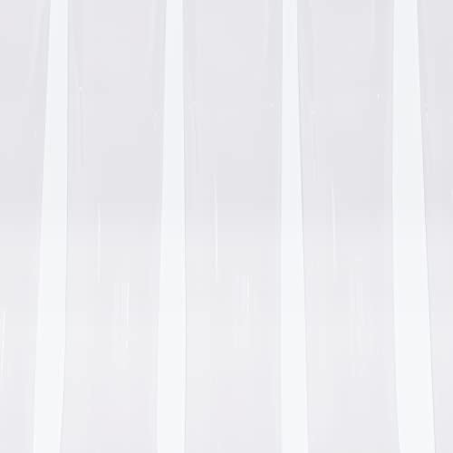WooDerson 7xPVC Streifenvorhang Transparent Höhe 200Cmxbreite 105Cm, Temperaturbeständigkeit -5°C-50°C, Lamellenvorhang PVC Streifen Für Lagerhäuser Fabriken Supermärkte Usw