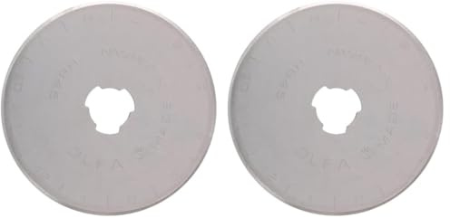 Prym Ersatzklinge für Rollschneider Maxi 45 mm, Edelstahl, Silber (Packung mit 2)